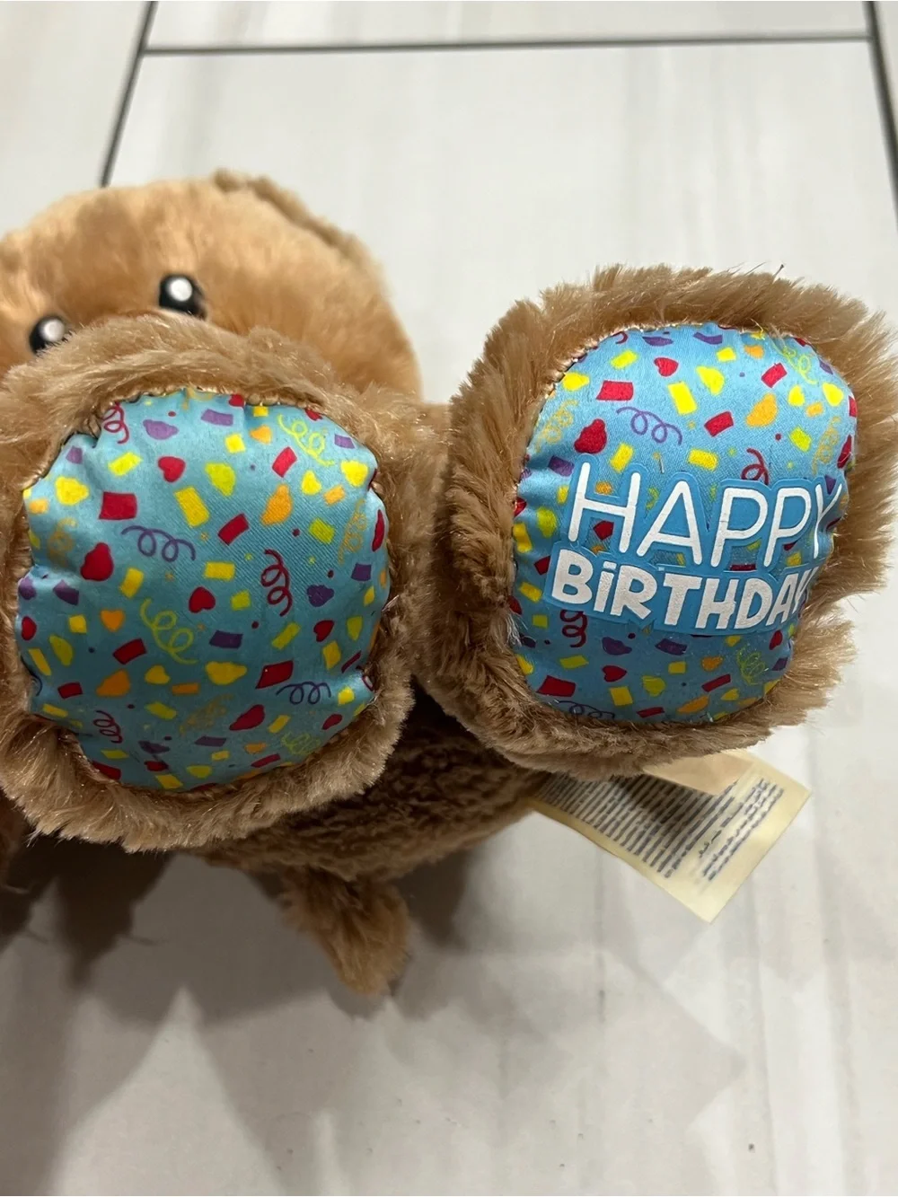 Lot Of 2 Build A Bears - Brown - 2016 & Birthday Bear 2019